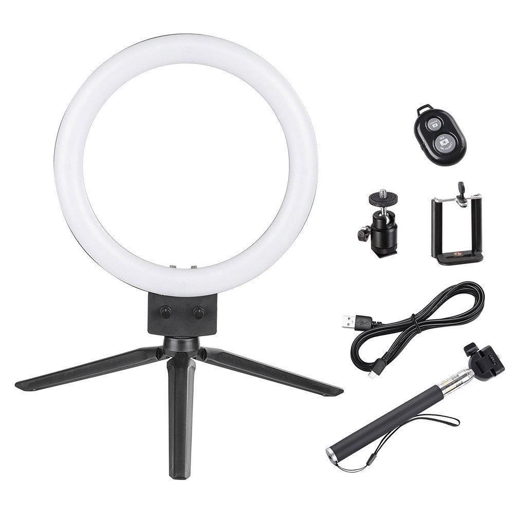 Ring light kit with tripod and accessories