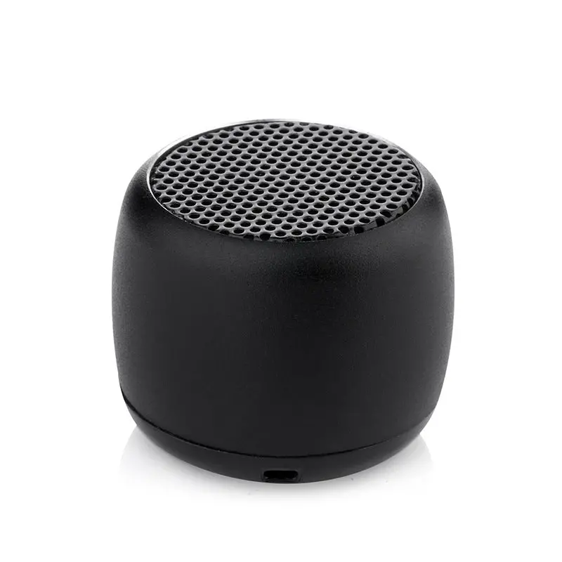 Black portable Bluetooth speaker