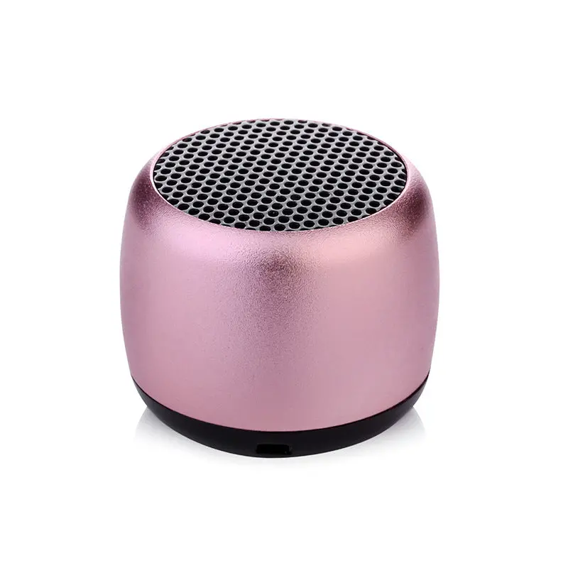 Pink portable Bluetooth speaker