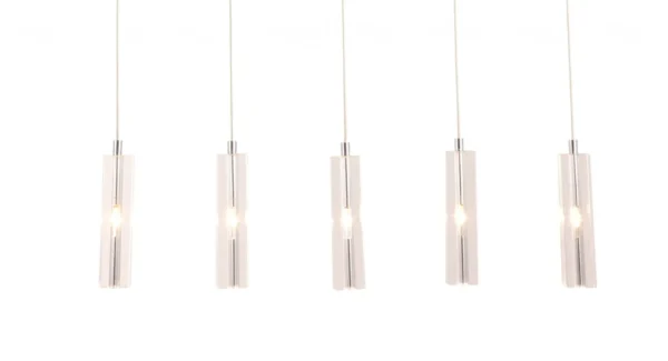 Stark Five Bulb Clear Ceiling Lamp - Modern Multi-Light Fixture for Kitchen, Bar, or Living Room