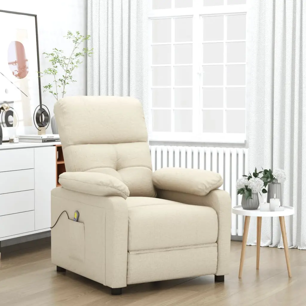 Beige recliner chair in modern living room