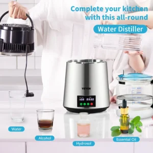 Vevor water distiller on kitchen counter