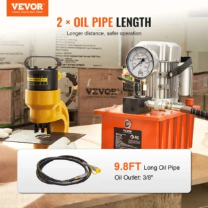 VEVOR oil pipe length extension for safer operation.