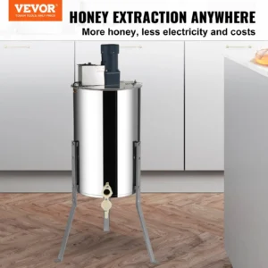 VEVOR honey extractor machine in kitchen.