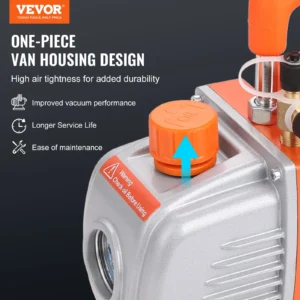 Vevor one-piece van housing design for improved durability.