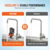 Comparison of faucet water flow efficiency.