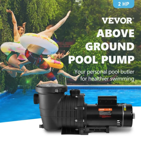 Vevor above ground pool pump for healthier swimming