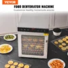 Vevor food dehydrator machine with fruits and vegetables.