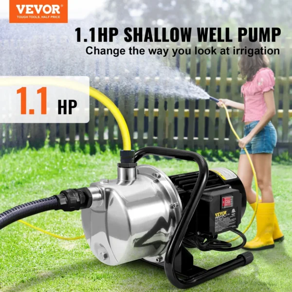 1.1HP Shallow Well Pump for Irrigation