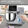 Smart LCD panel on a kitchen mixer.