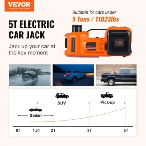 5T electric car jack for vehicles under 5 tons