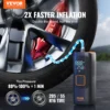 Vevor tire inflator, 2x faster inflation, digital display.