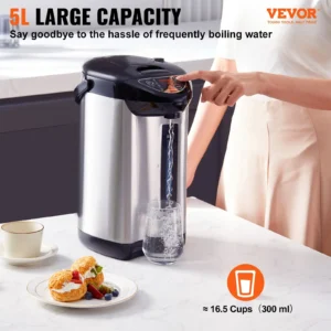 5L large capacity electric water boiler in kitchen.