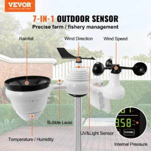 7-in-1 outdoor sensor for farm and fishery management