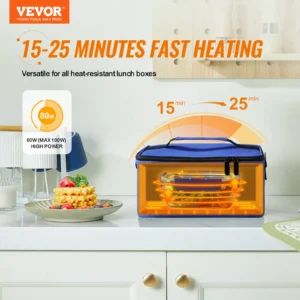 Portable lunch box heater, 15-25 minutes fast heating.