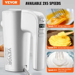 Vevor hand mixer with various speed settings