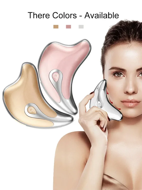 Face massage devices in three available colors