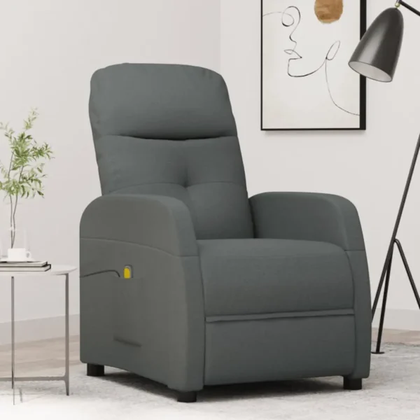 Gray recliner chair in modern living room