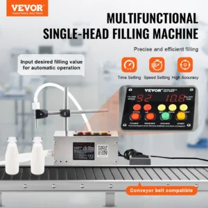 Multifunctional single-head filling machine for precise filling.