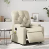 Beige recliner chair in modern living room