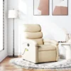 Comfortable beige recliner in modern living room