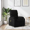 Black recliner chair in living room