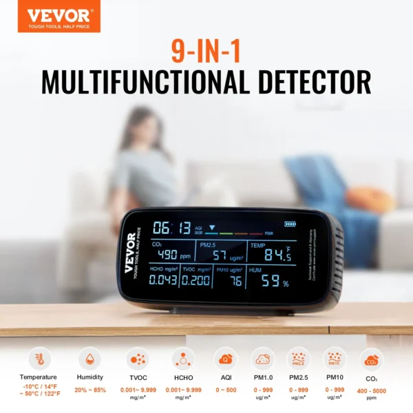 9-in-1 multifunctional detector Vevor