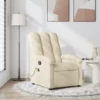 Modern cream recliner in cozy living room