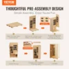 Vevor sauna assembly steps diagram