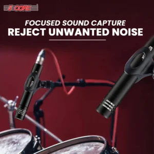 Microphone focused sound capture rejecting noise on stage