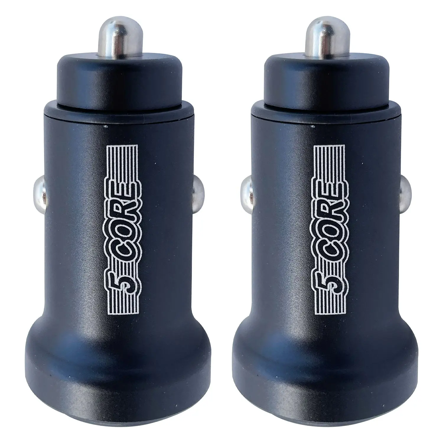 Two black 5CORE fuse holders