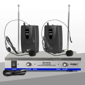 Dual channel headset microphone system