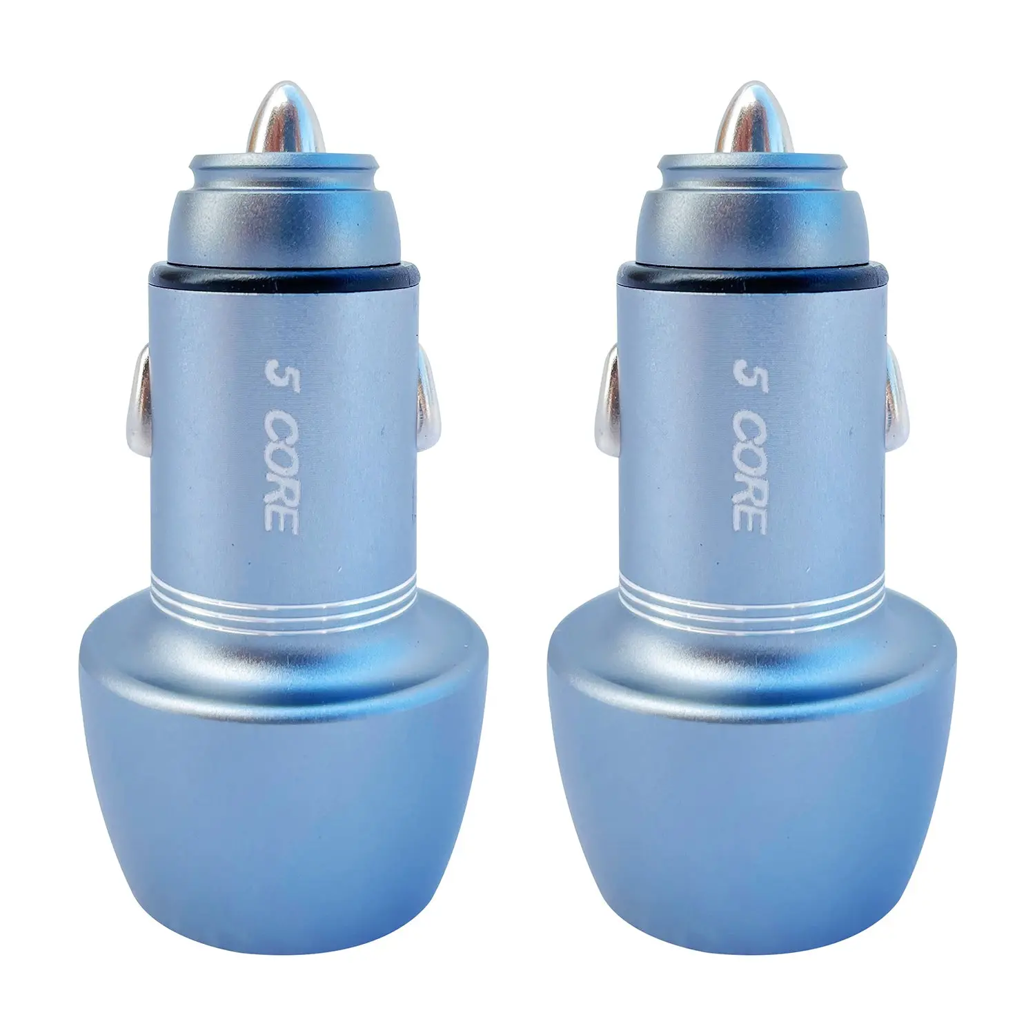 5 CORE blue car chargers