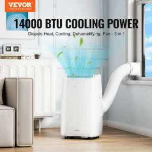 Vevor 14000 BTU cooling power portable air conditioner