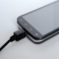 Smartphone charging with USB cable